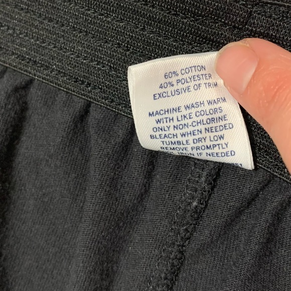 4 for $10 PINK EUC Black & White Cotton Blend Elastic Waist Shorts size Small - Picture 6 of 9